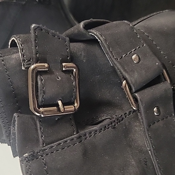 Women's Kohls Black Size 7 Med Adjustable Boots - Picture 9 of 11